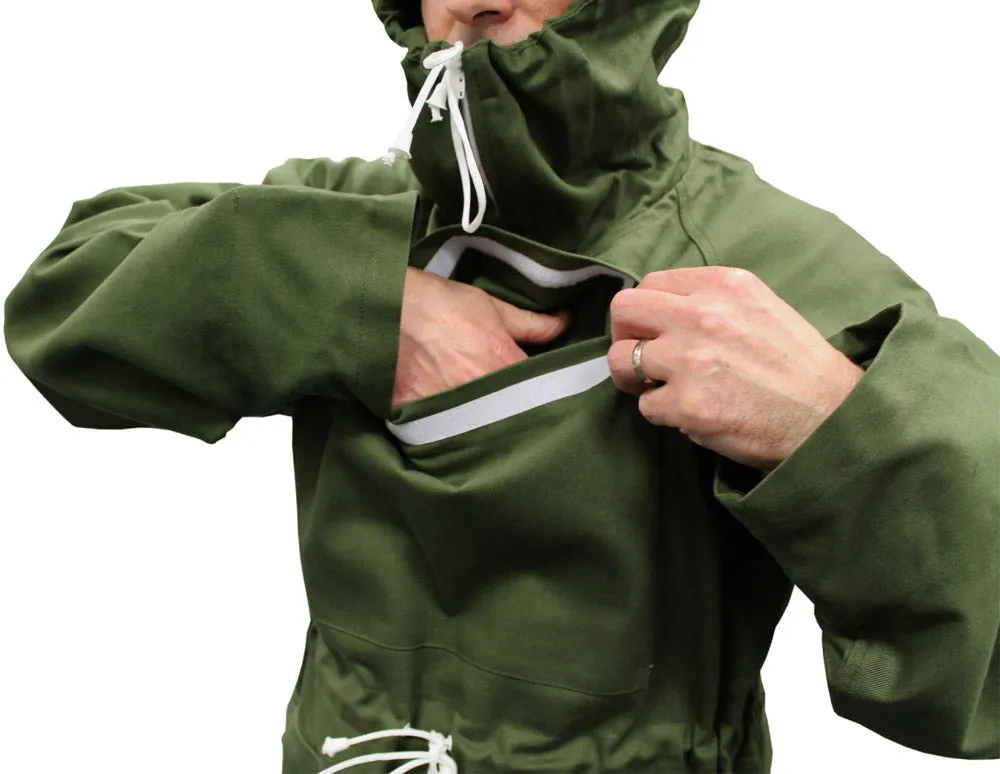 R AND I TRAINING SMOCK GREEN Silvermans