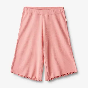 Rib Pants Gaia - rosette Wheat