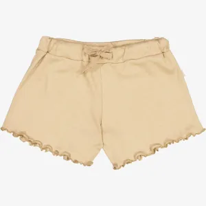Rib Shorts Gertrud - latte Wheat