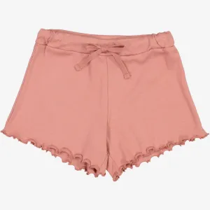 Rib Shorts Gertrud - old rose Wheat