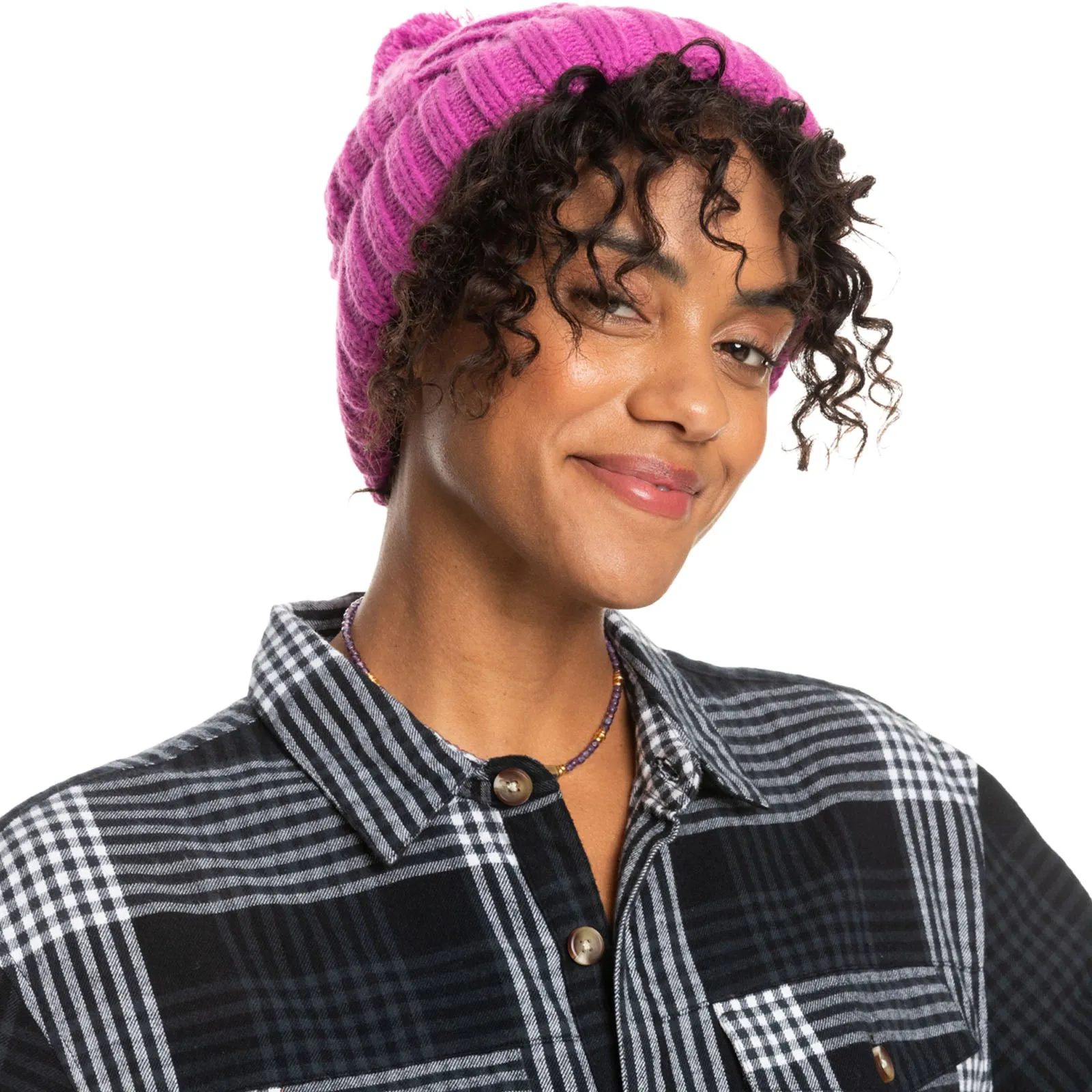 Roxy Womens Cosy Sundown Knitted Bobble Hat