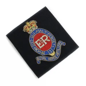 ROYAL HORSE ARTILLERY BLAZER BADGE Silvermans