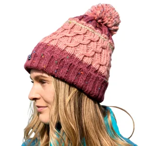 Saltrock Tiree Bobble Hat - Pink