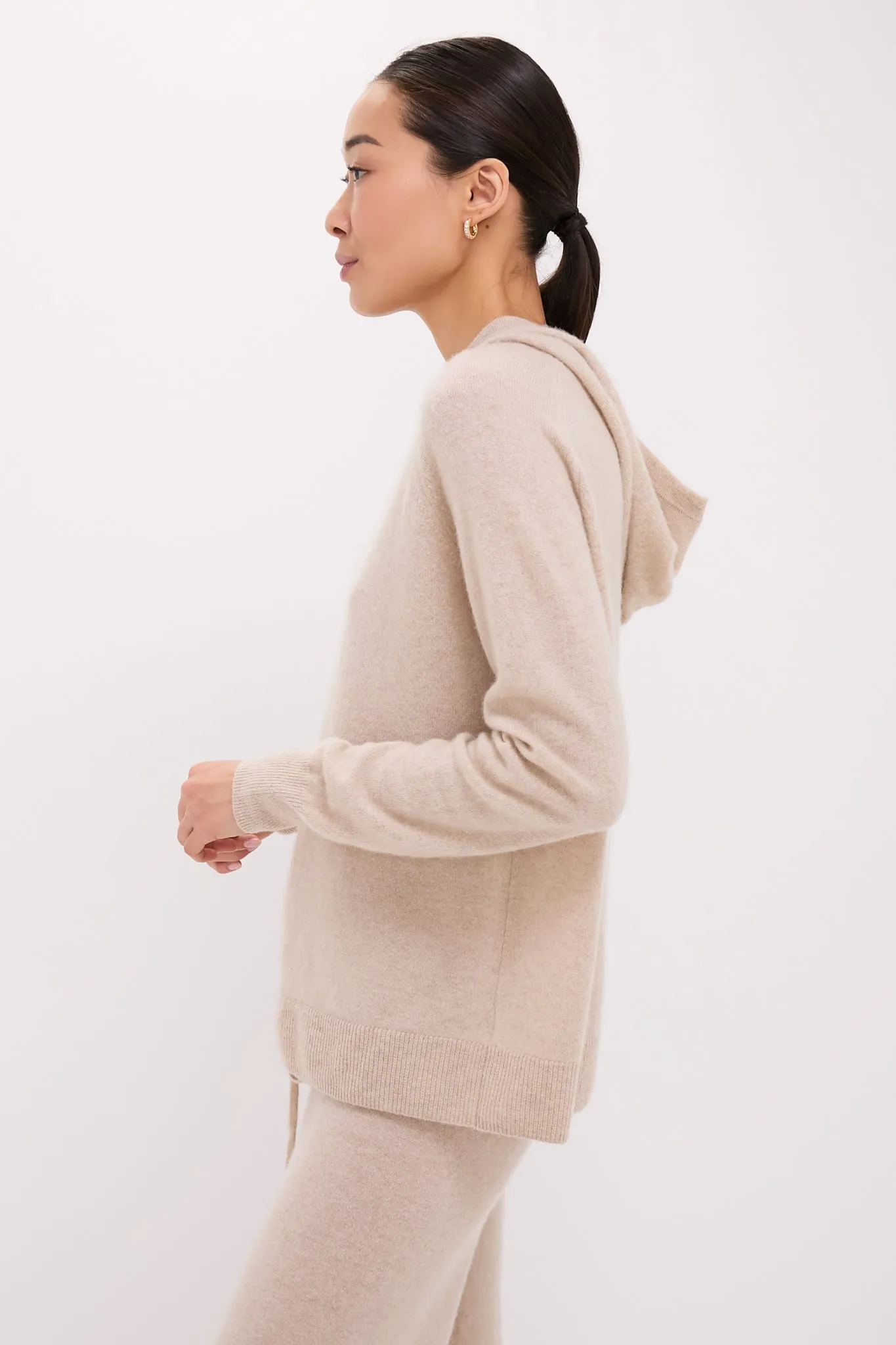 Sandstone Cashmere Jane Hoodie