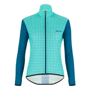 Santini Nebula Women Jacket (Aqua)