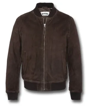 SCHOTT LC3017 SUEDE BOMBER JACKET Silvermans