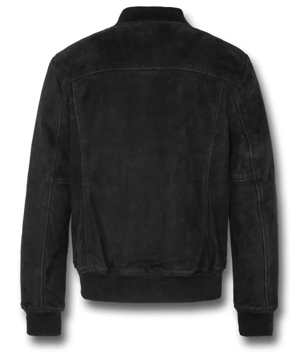 SCHOTT LC3017 SUEDE BOMBER JACKET Silvermans