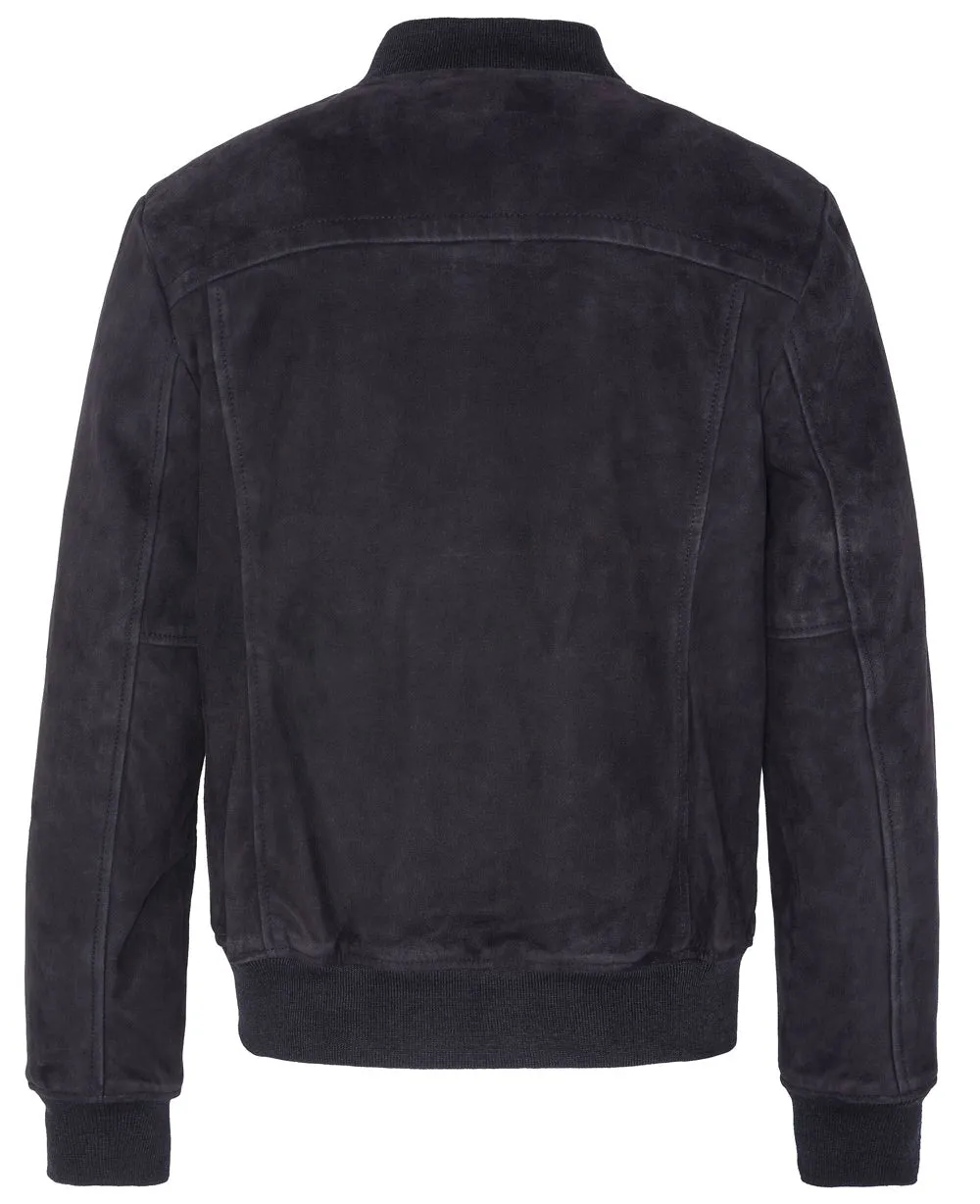 SCHOTT LC3017 SUEDE BOMBER JACKET Silvermans