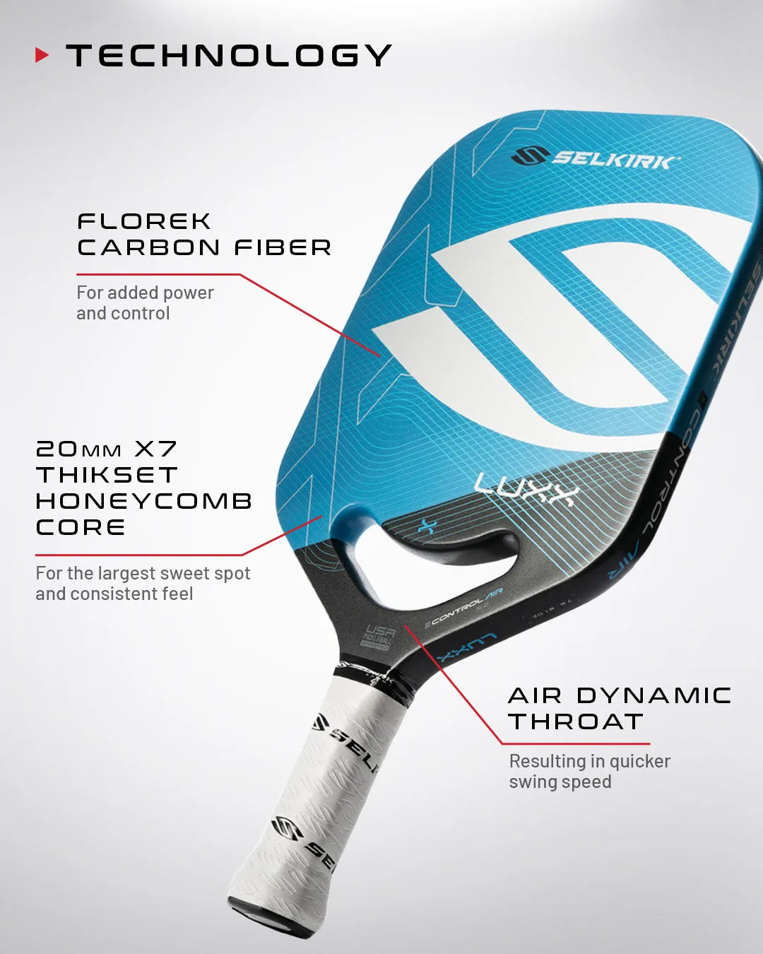 Selkirk Luxx Control Air - Epic - Pickleball Paddle