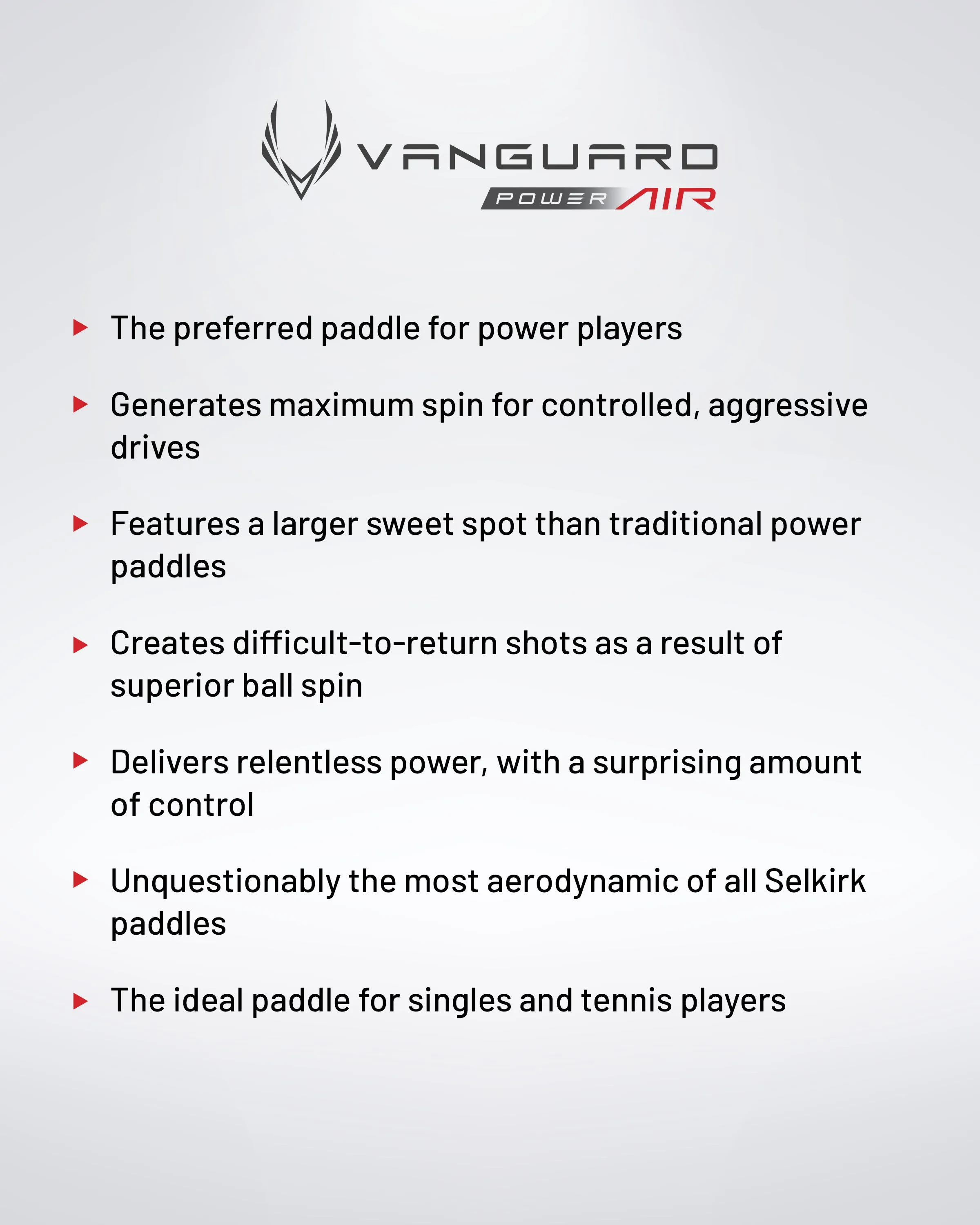 Selkirk Vanguard Power Air - Invikta - Pickleball Paddle