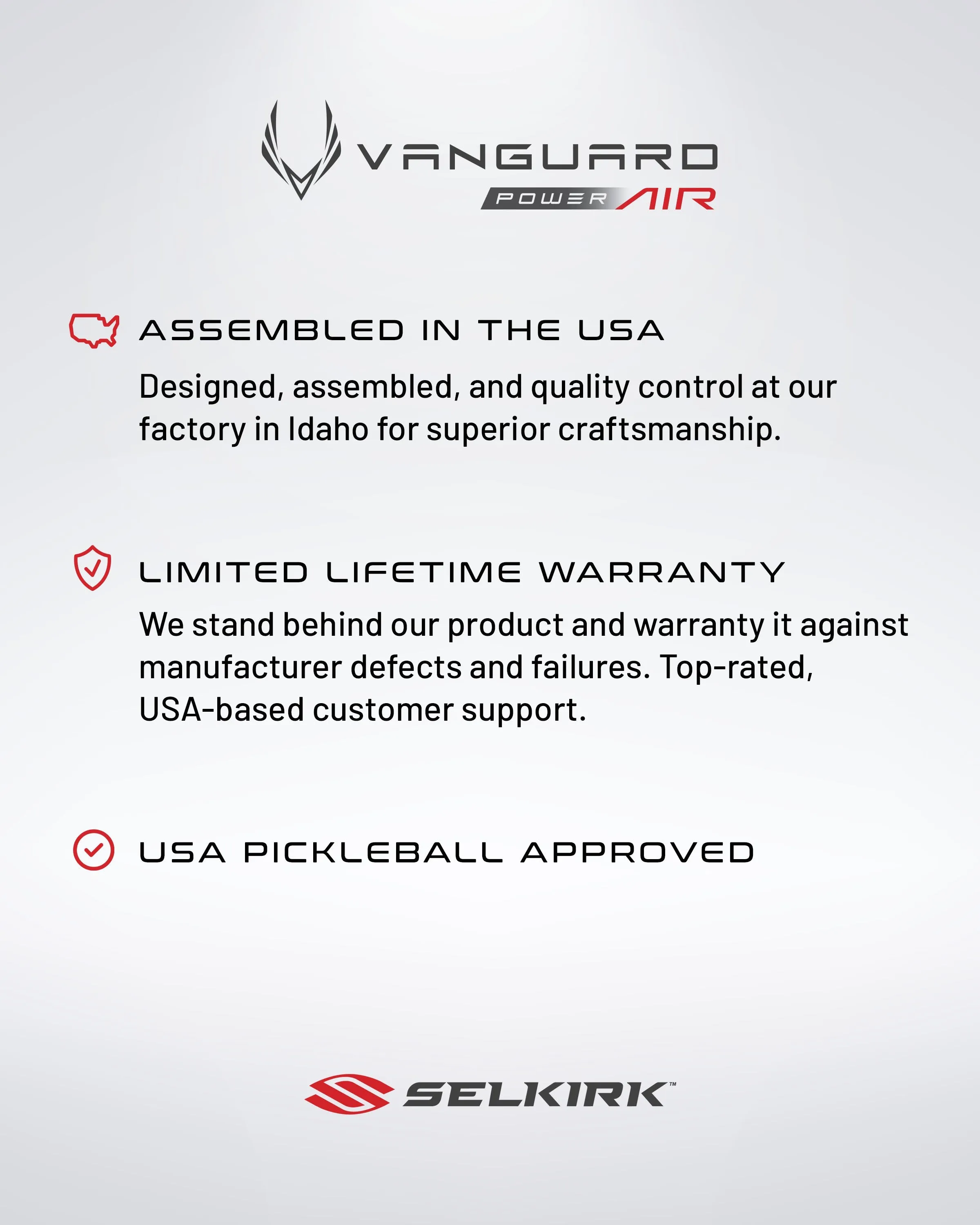Selkirk Vanguard Power Air - Invikta - Pickleball Paddle