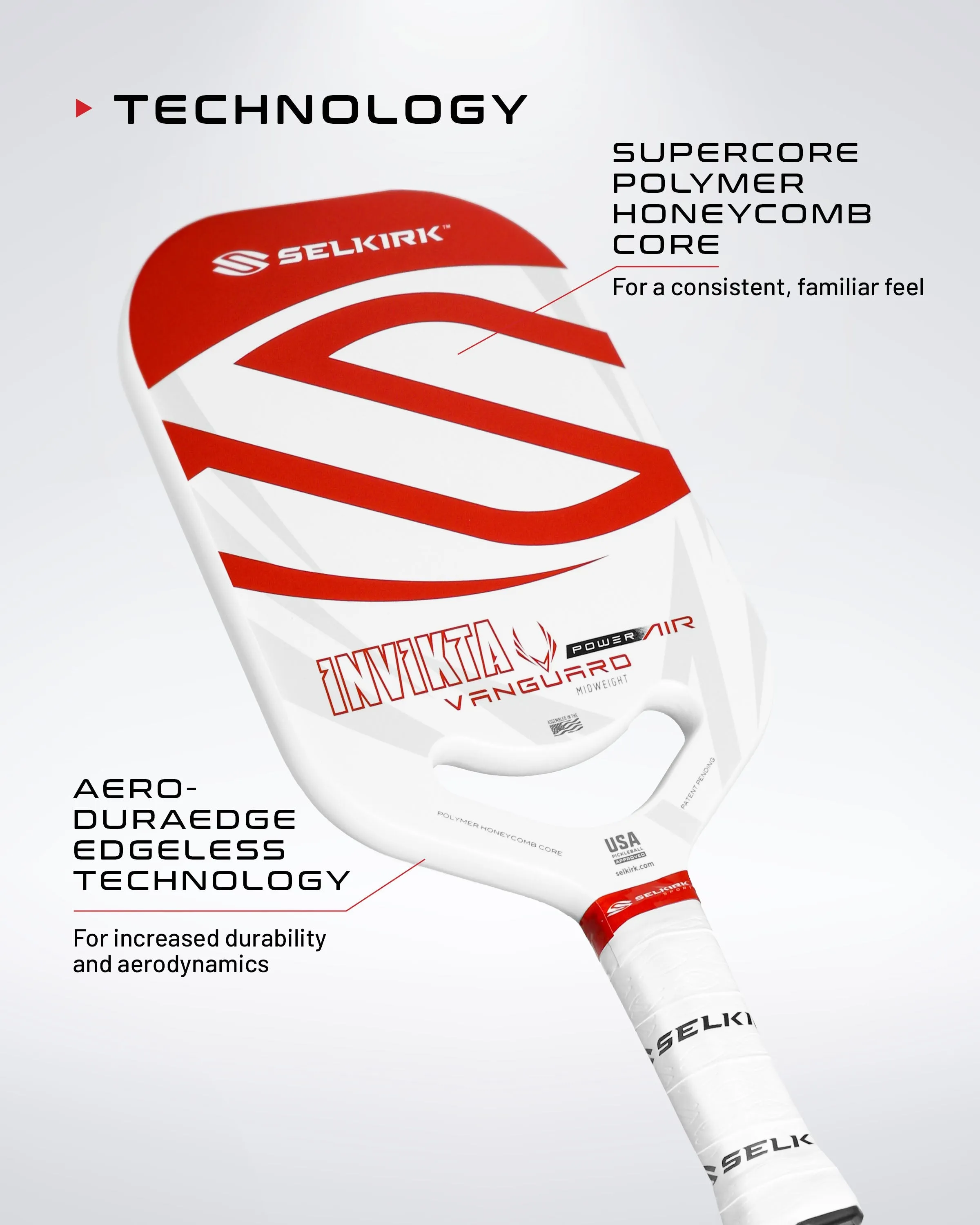 Selkirk Vanguard Power Air - Invikta - Pickleball Paddle