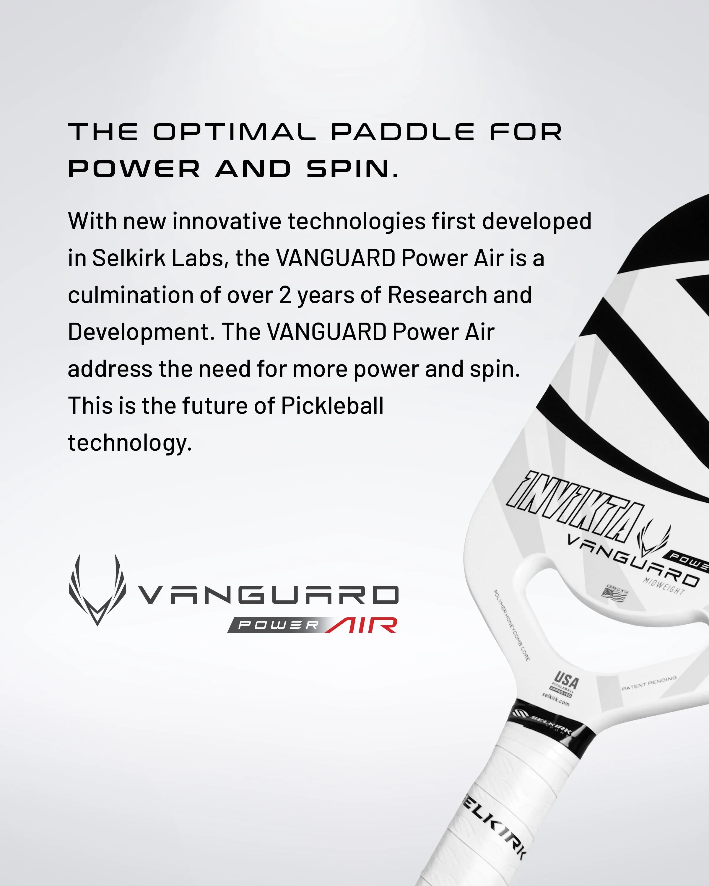 Selkirk Vanguard Power Air - Invikta - Pickleball Paddle