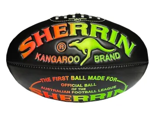 Sherrin Super Touch Fluro Football Size 3 <br> 4291/BLK/OYG