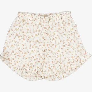Shorts Camille - flower poppy Wheat