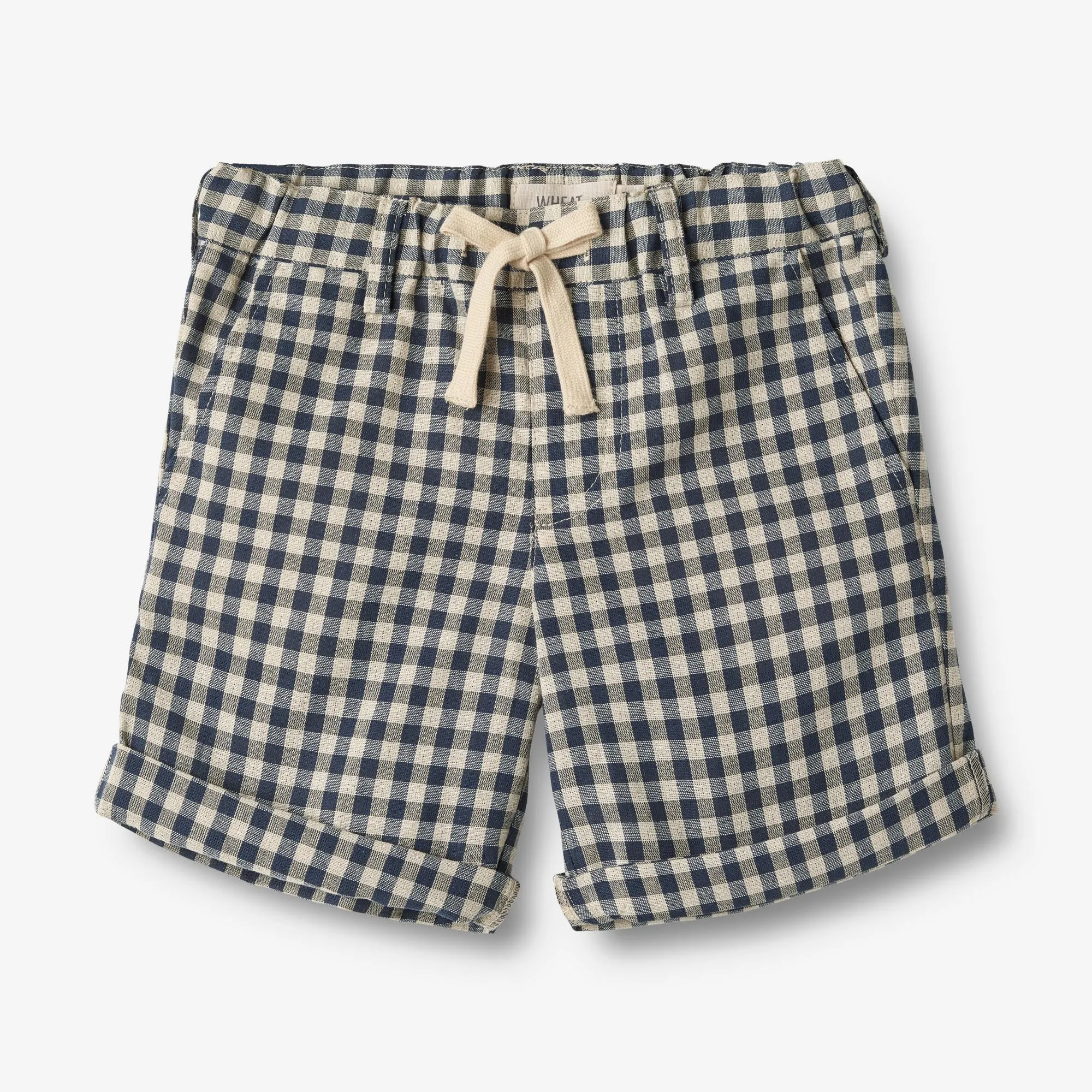 Shorts Holger - blue check Wheat