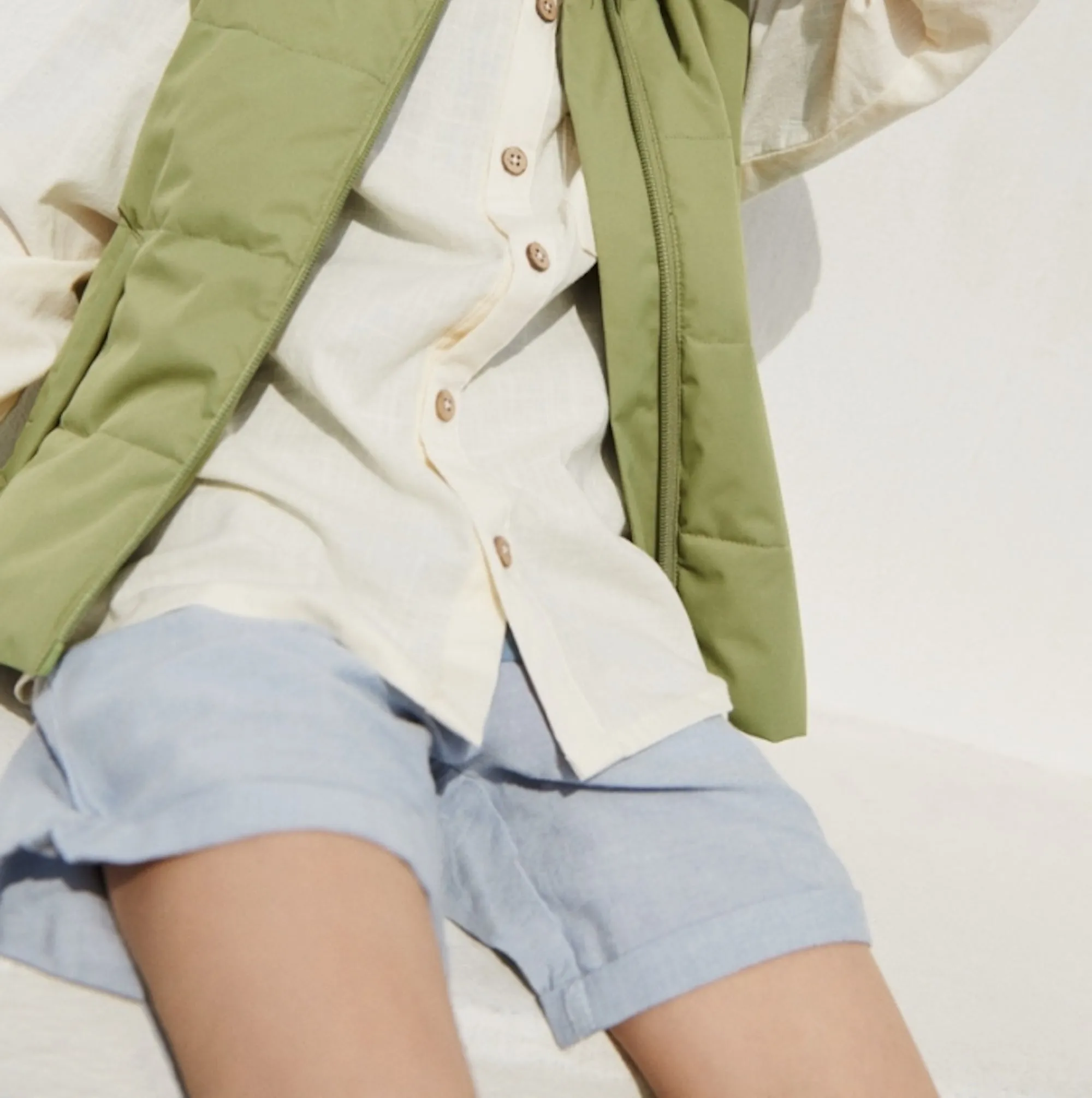 Shorts Holger - blue waves Wheat