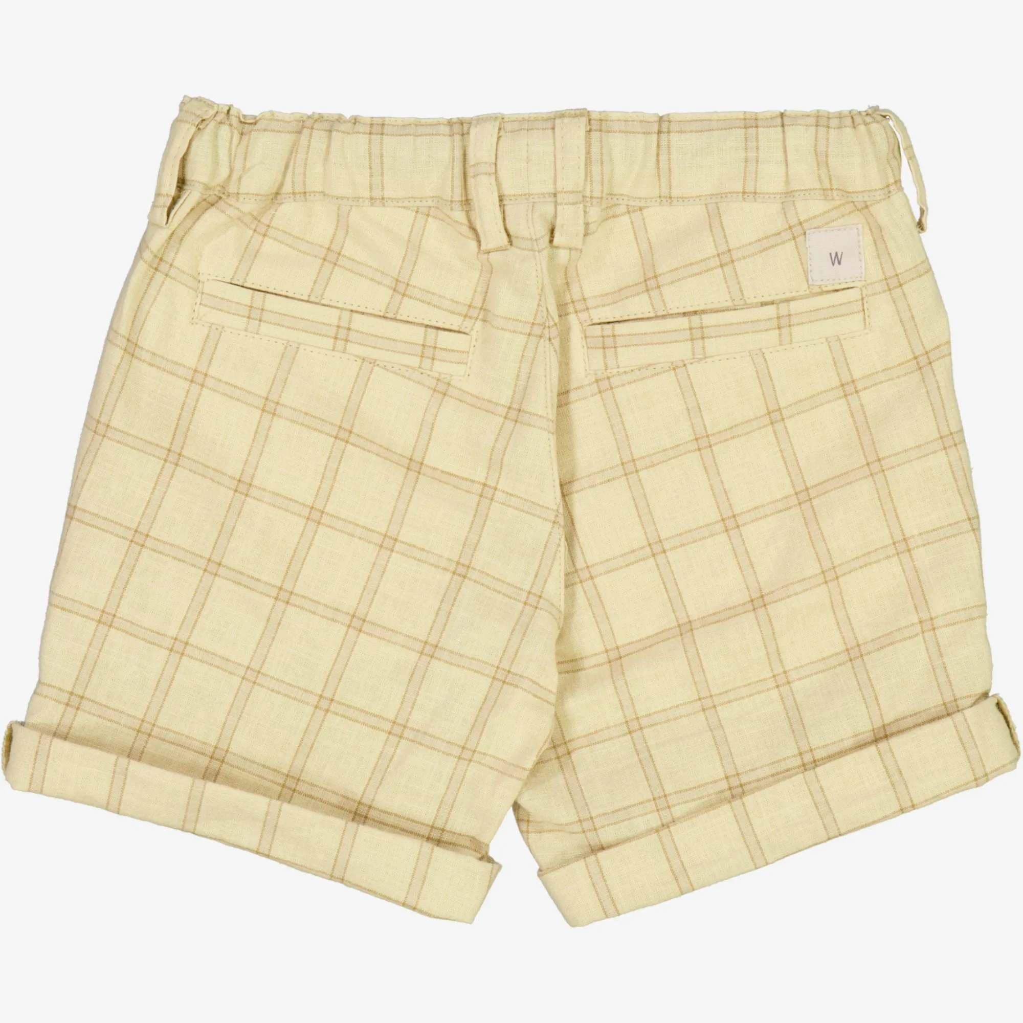 Shorts Holger - buttermilk check Wheat