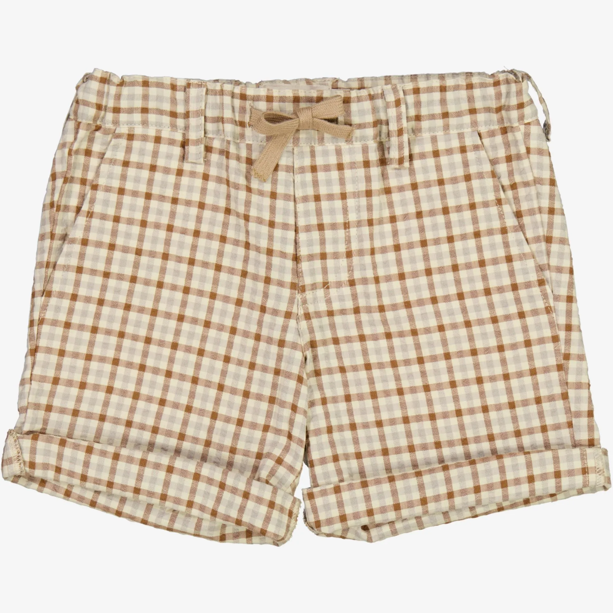 Shorts Holger - golden dove check Wheat