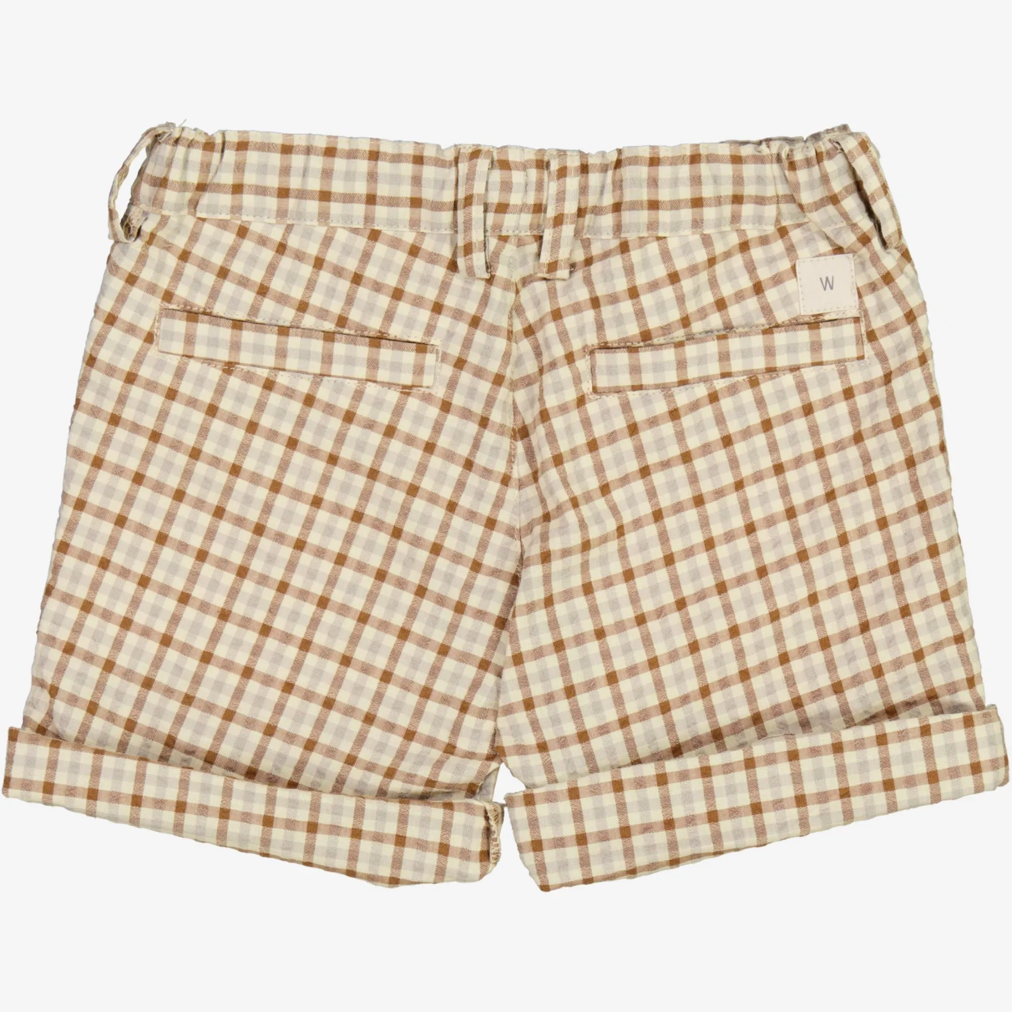 Shorts Holger - golden dove check Wheat