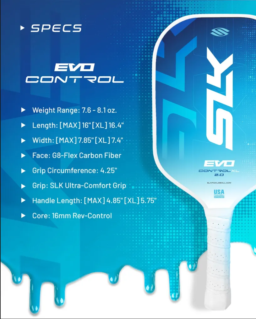 SLK Evo 2.0 - XL - Pickleball Paddle