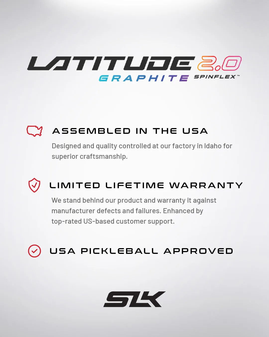 SLK Latitude 2.0 - Pickleball Paddle