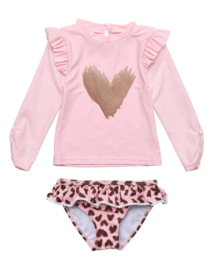 Snapper Rock Wild Love Ruffle Swim Set