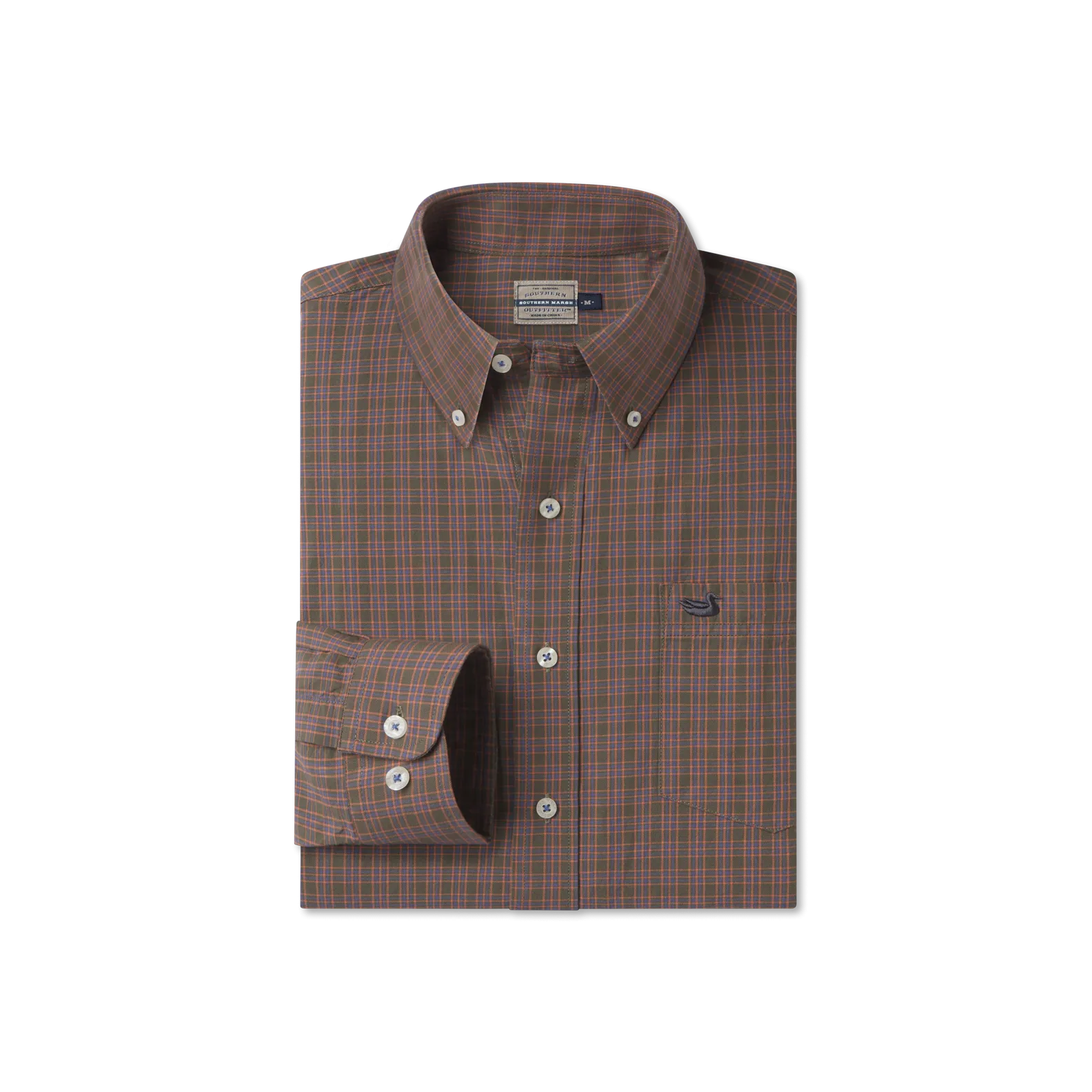 Southern Marsh 21 Abilene Washed Gingham Dress Shirt