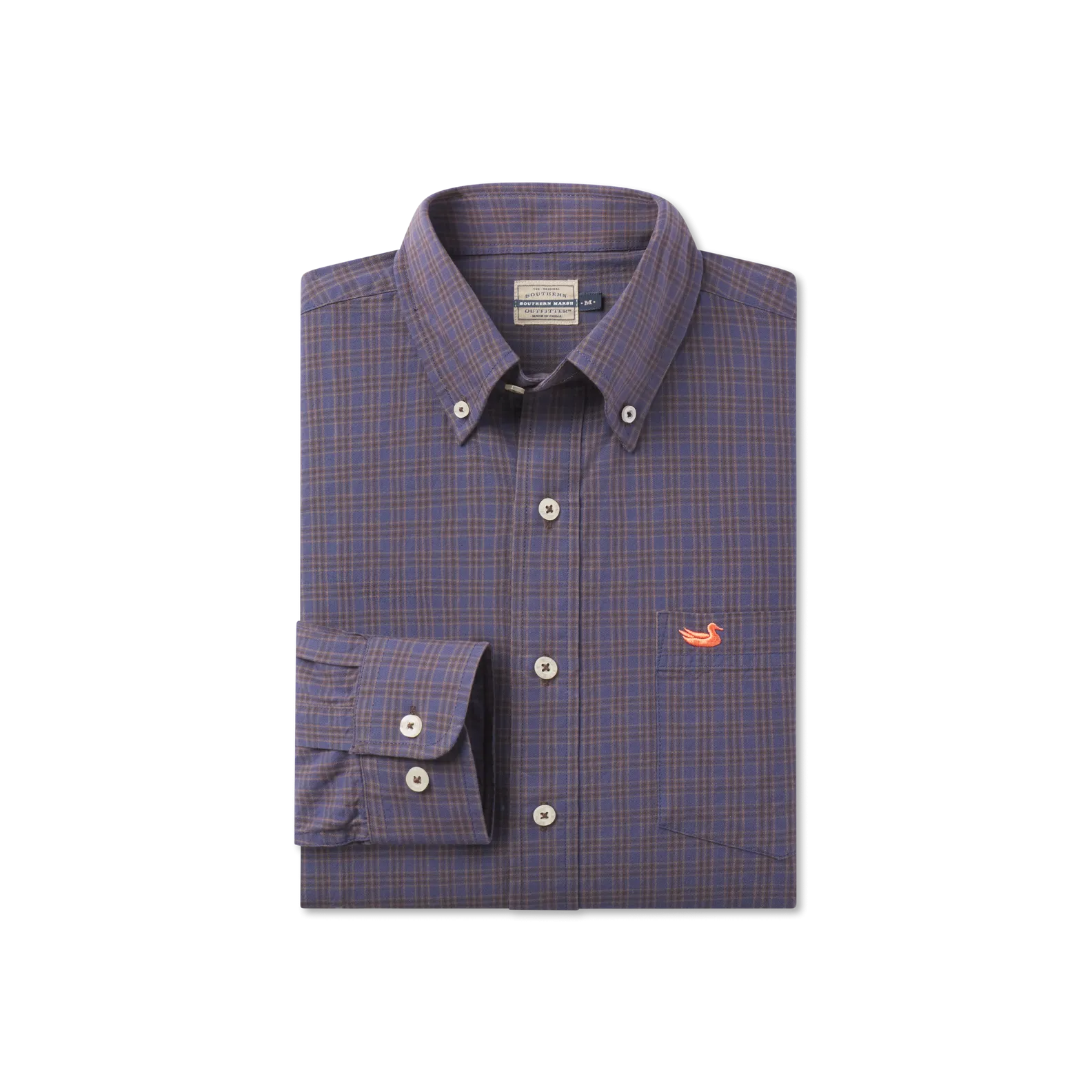 Southern Marsh 21 Abilene Washed Gingham Dress Shirt