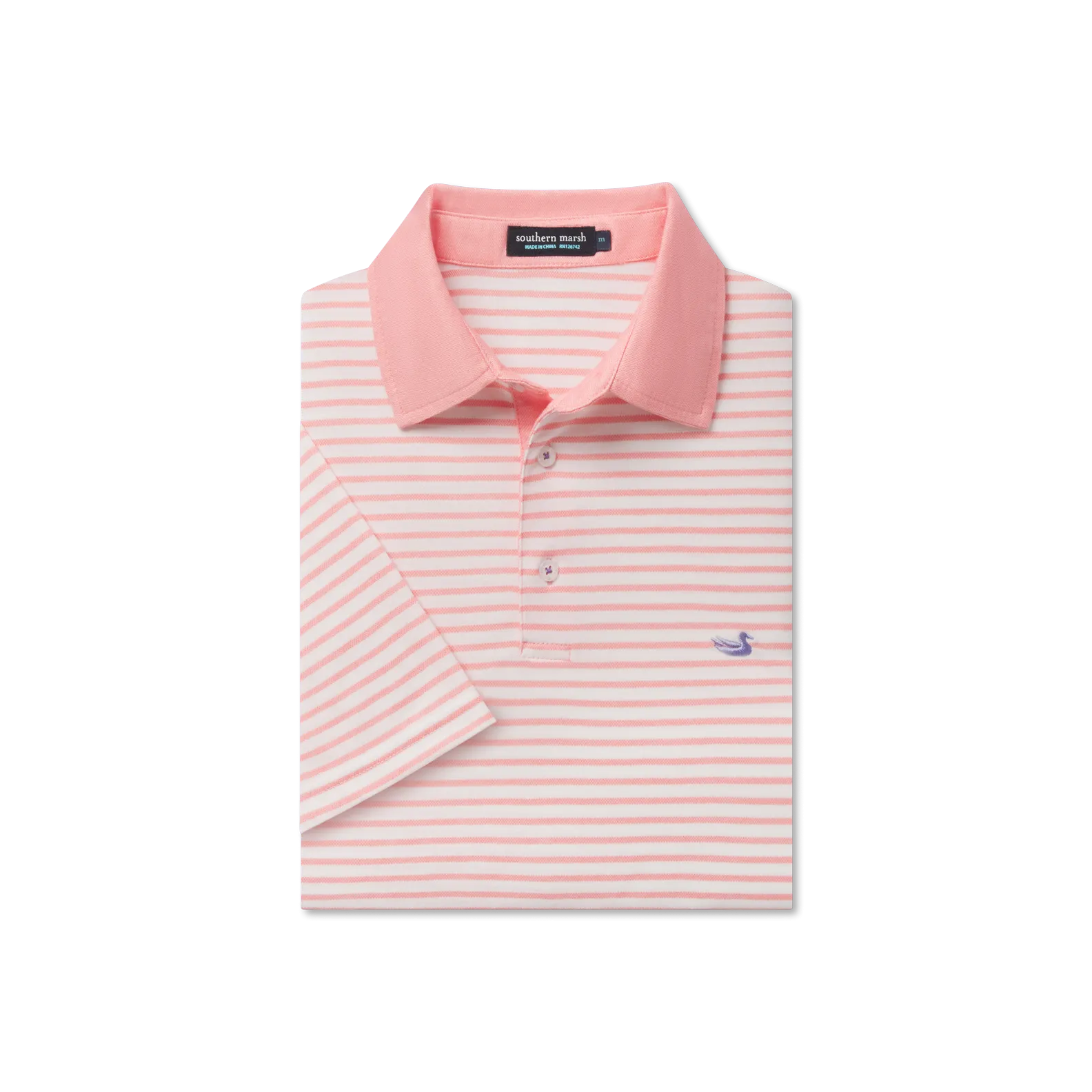 Southern Marsh 21 Albany Flats Stripe Polo