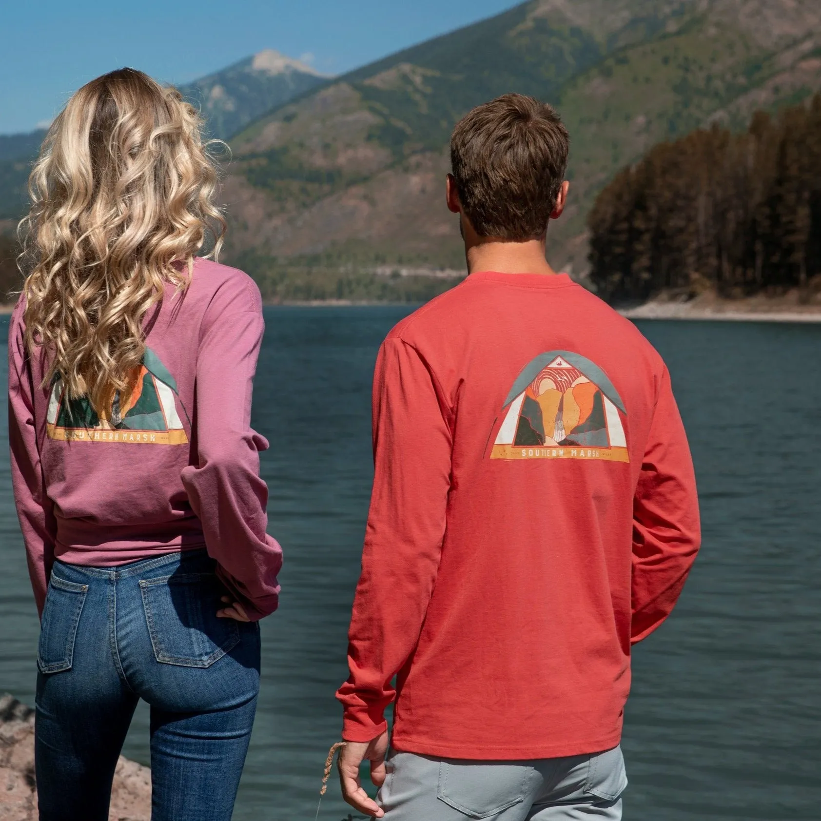 Southern Marsh 21 Altitude Tee - Tent - Long Sleeve