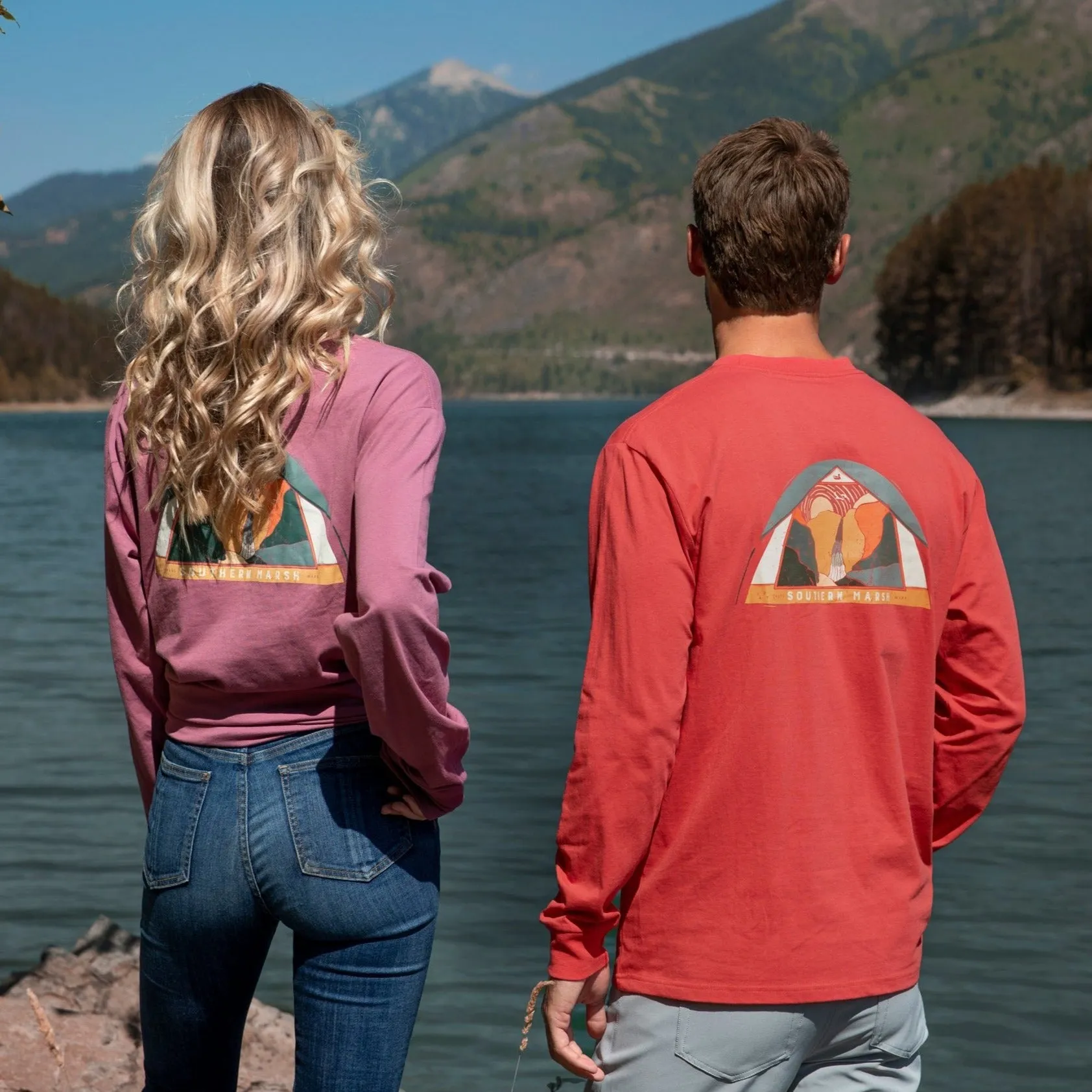 Southern Marsh 21 Altitude Tee - Tent - Long Sleeve