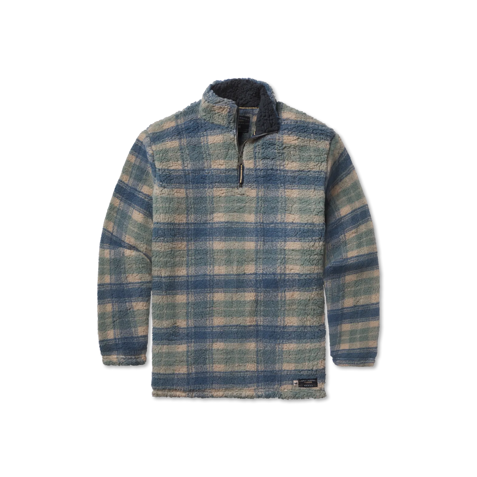 Southern Marsh 21 Andover Plaid Sherpa Pullover