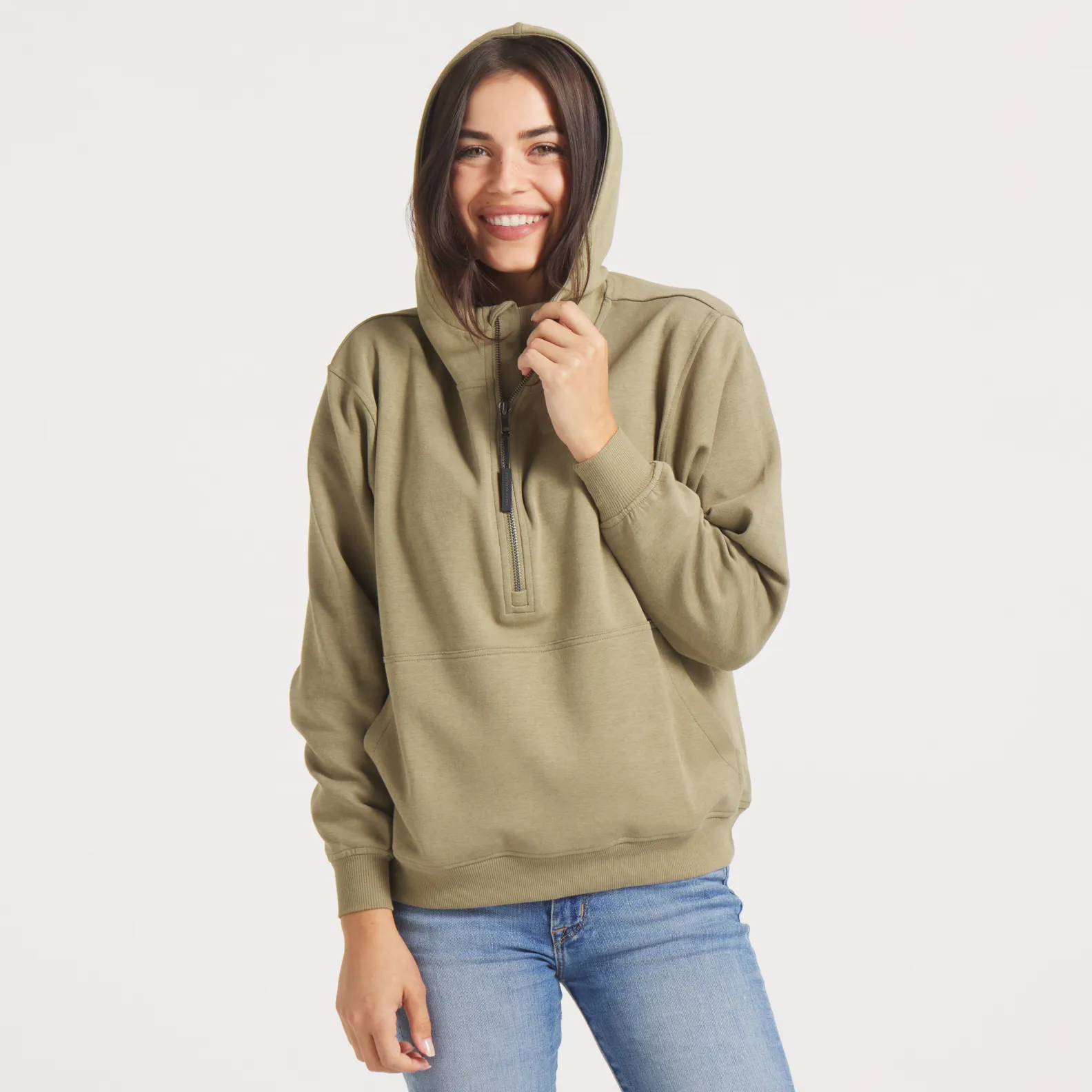 Southern Marsh 21 Angie Active Half Zip Hoodie