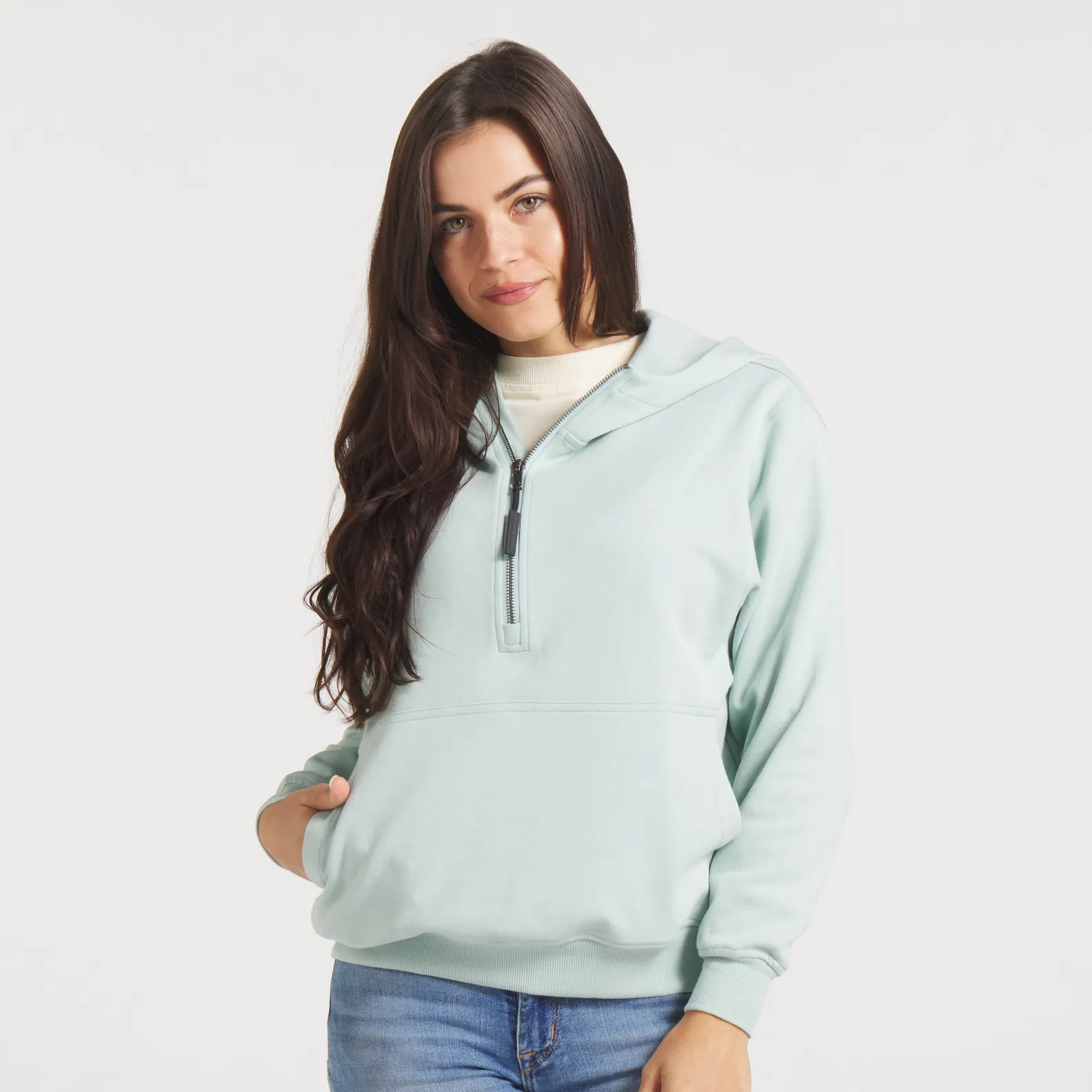 Southern Marsh 21 Angie Active Half Zip Hoodie