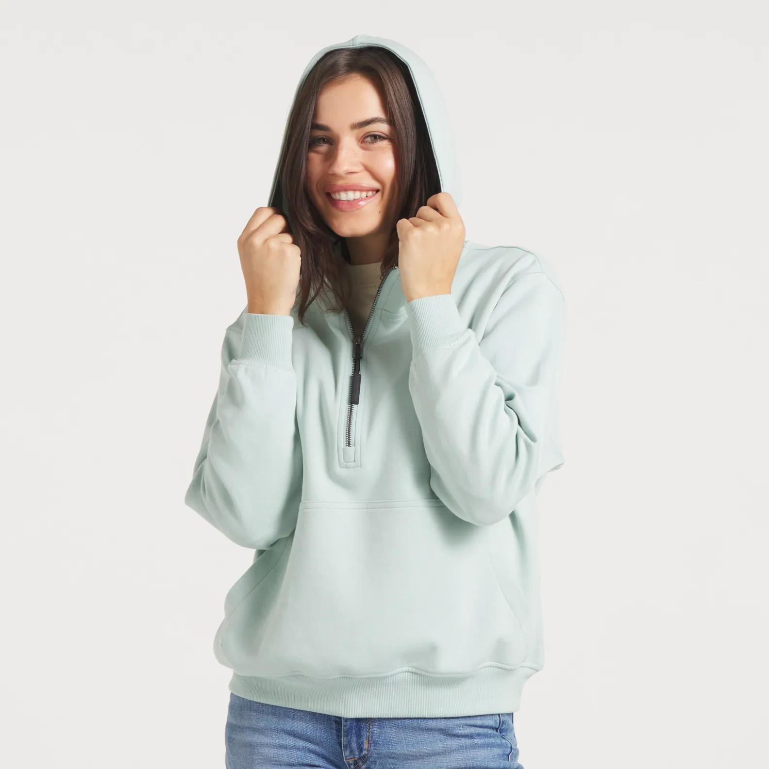 Southern Marsh 21 Angie Active Half Zip Hoodie