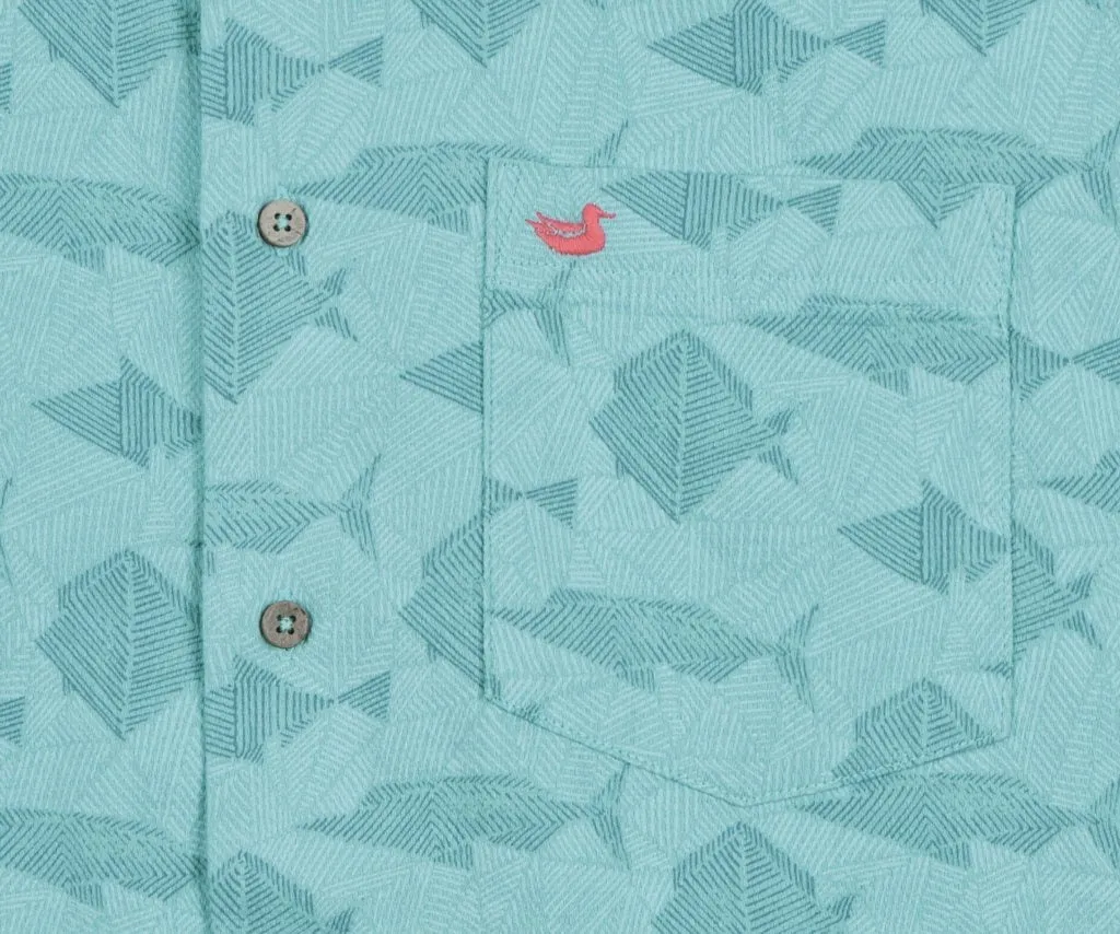 Southern Marsh 21 Atoll Woven Shirt - Geometric Fish