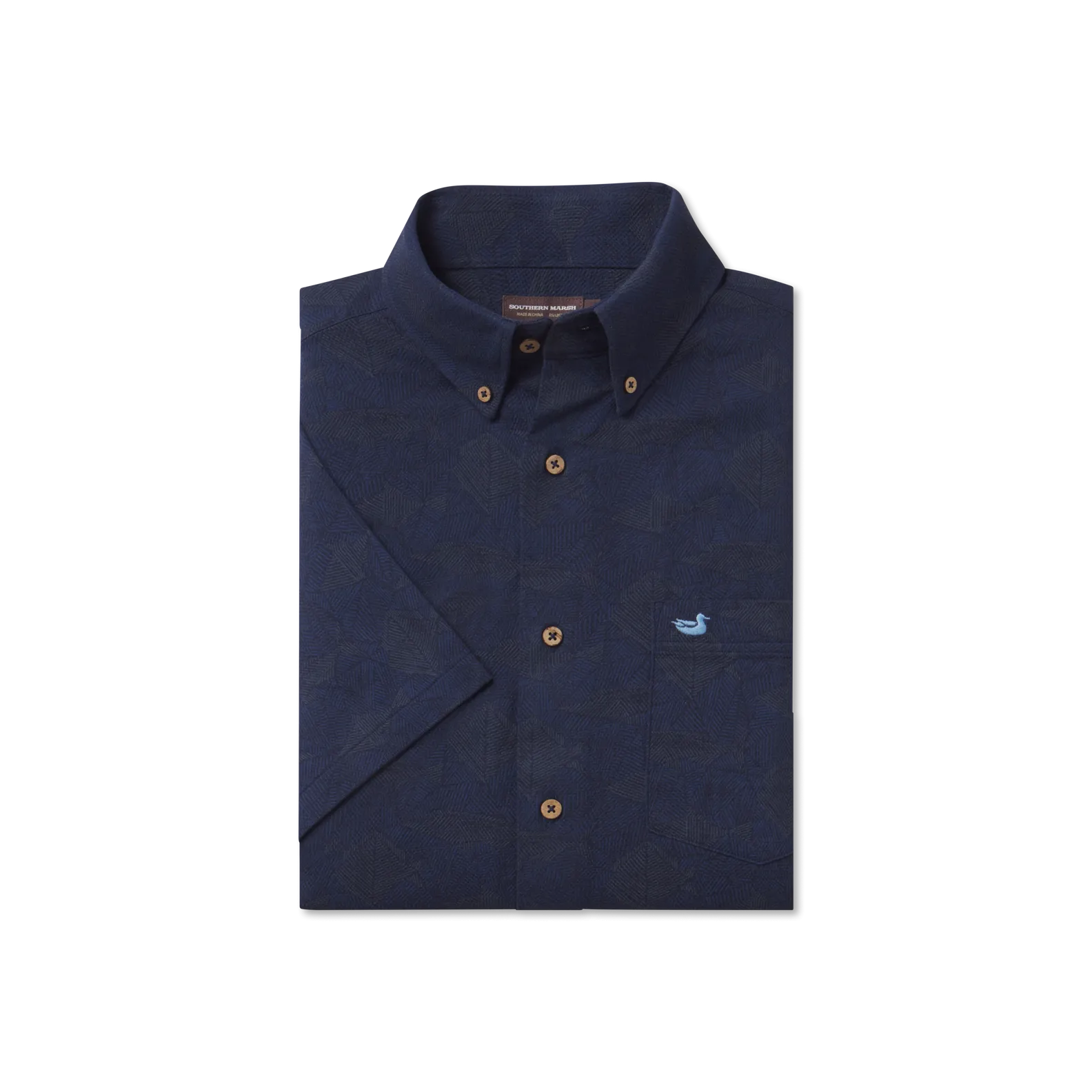 Southern Marsh 21 Atoll Woven Shirt - Geometric Fish