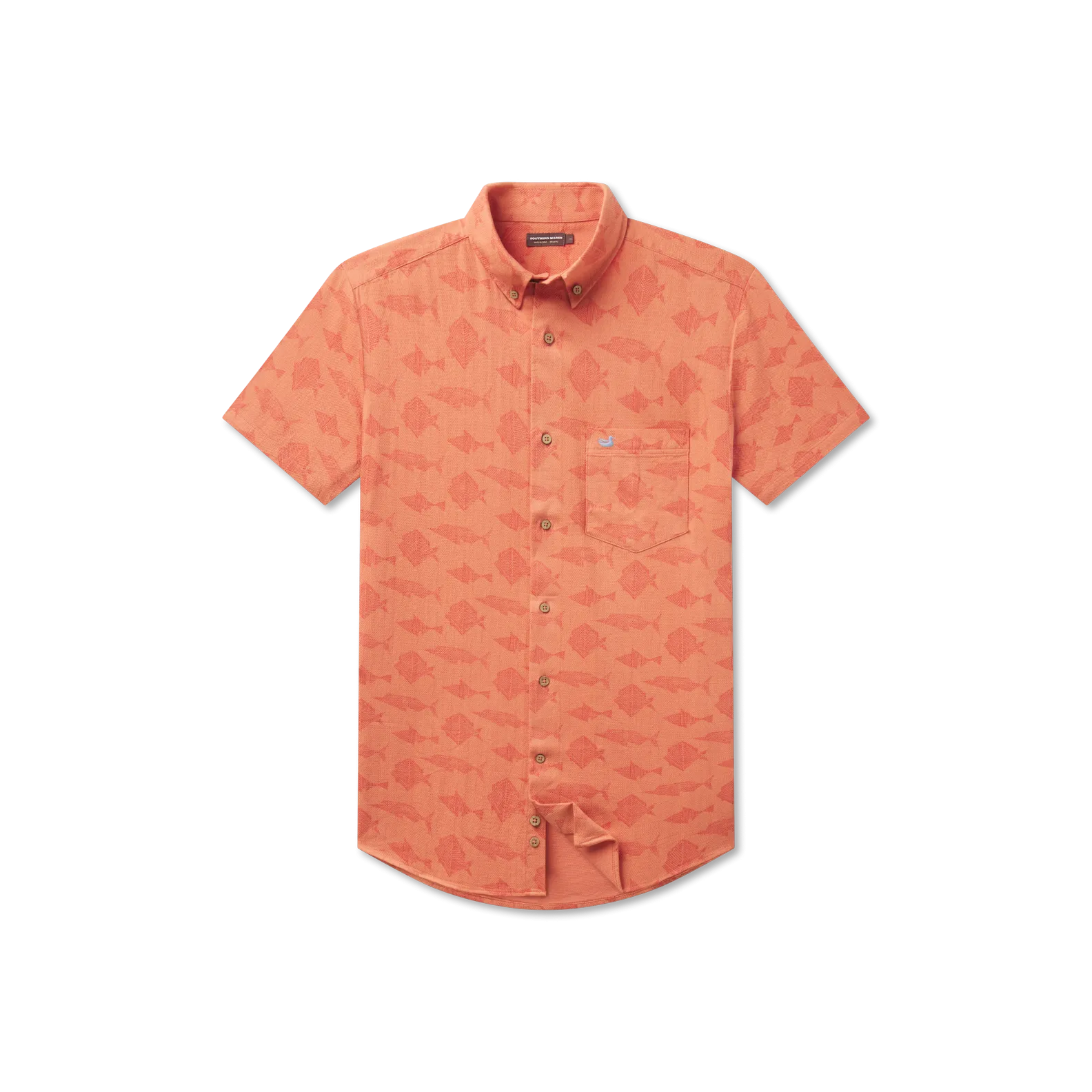 Southern Marsh 21 Atoll Woven Shirt - Geometric Fish