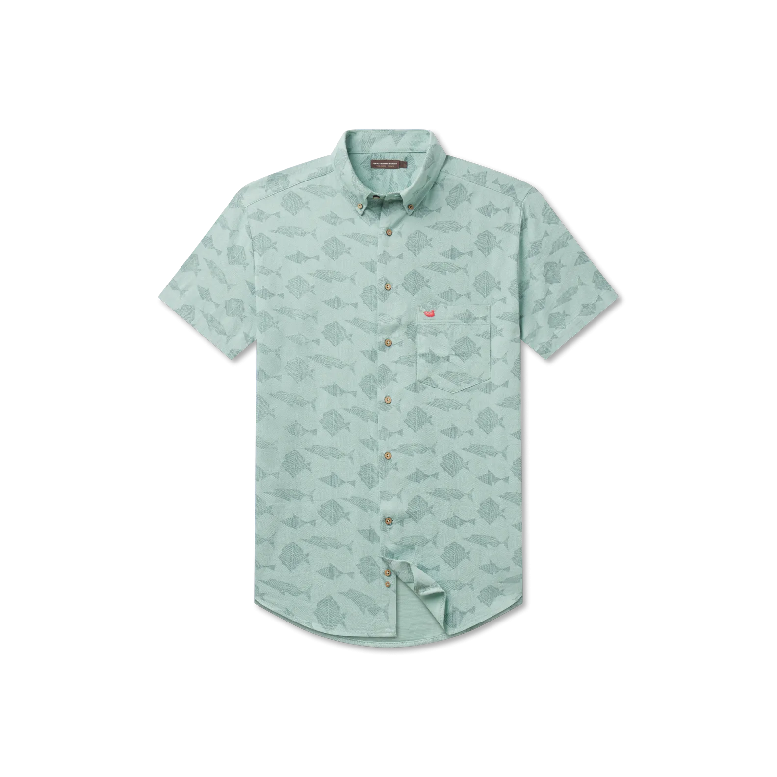 Southern Marsh 21 Atoll Woven Shirt - Geometric Fish