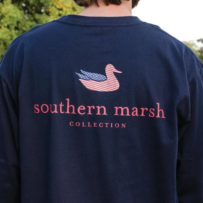 Southern Marsh 21 Authentic Flag Tee - Long Sleeve