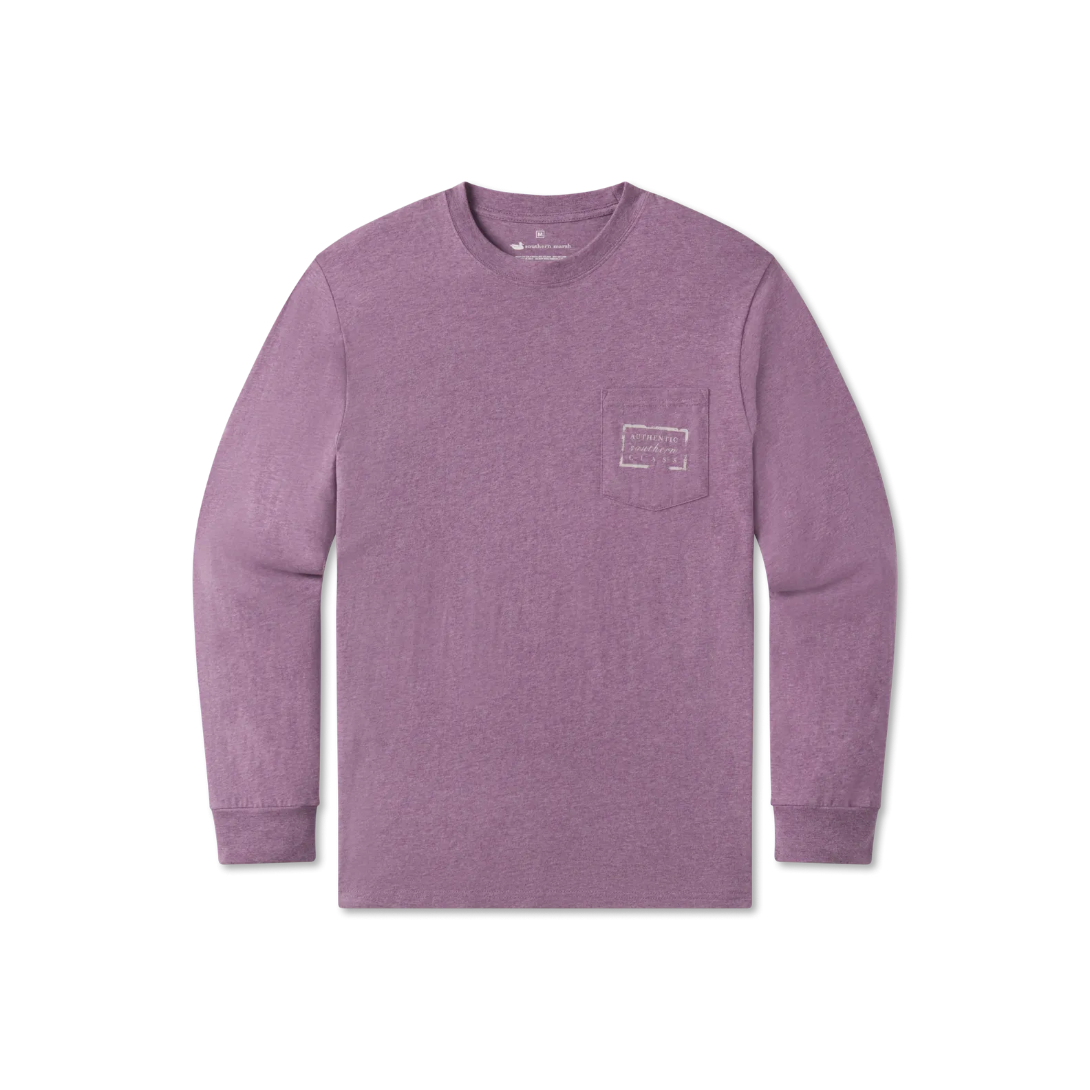 Southern Marsh 21 Authentic Heathered Tee - Long Sleeve