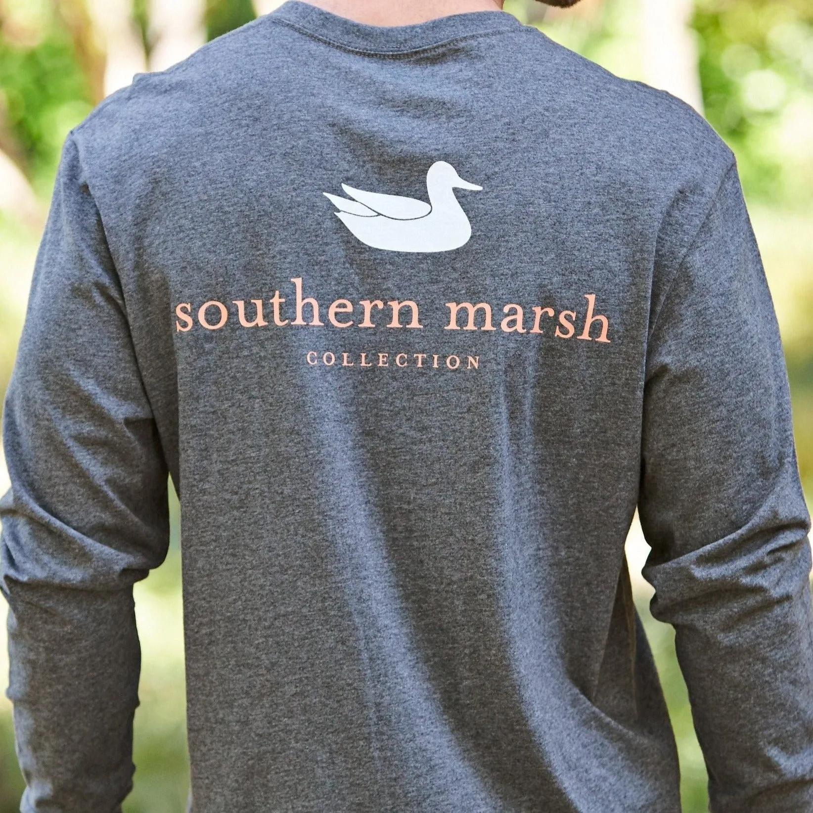 Southern Marsh 21 Authentic Heathered Tee - Long Sleeve