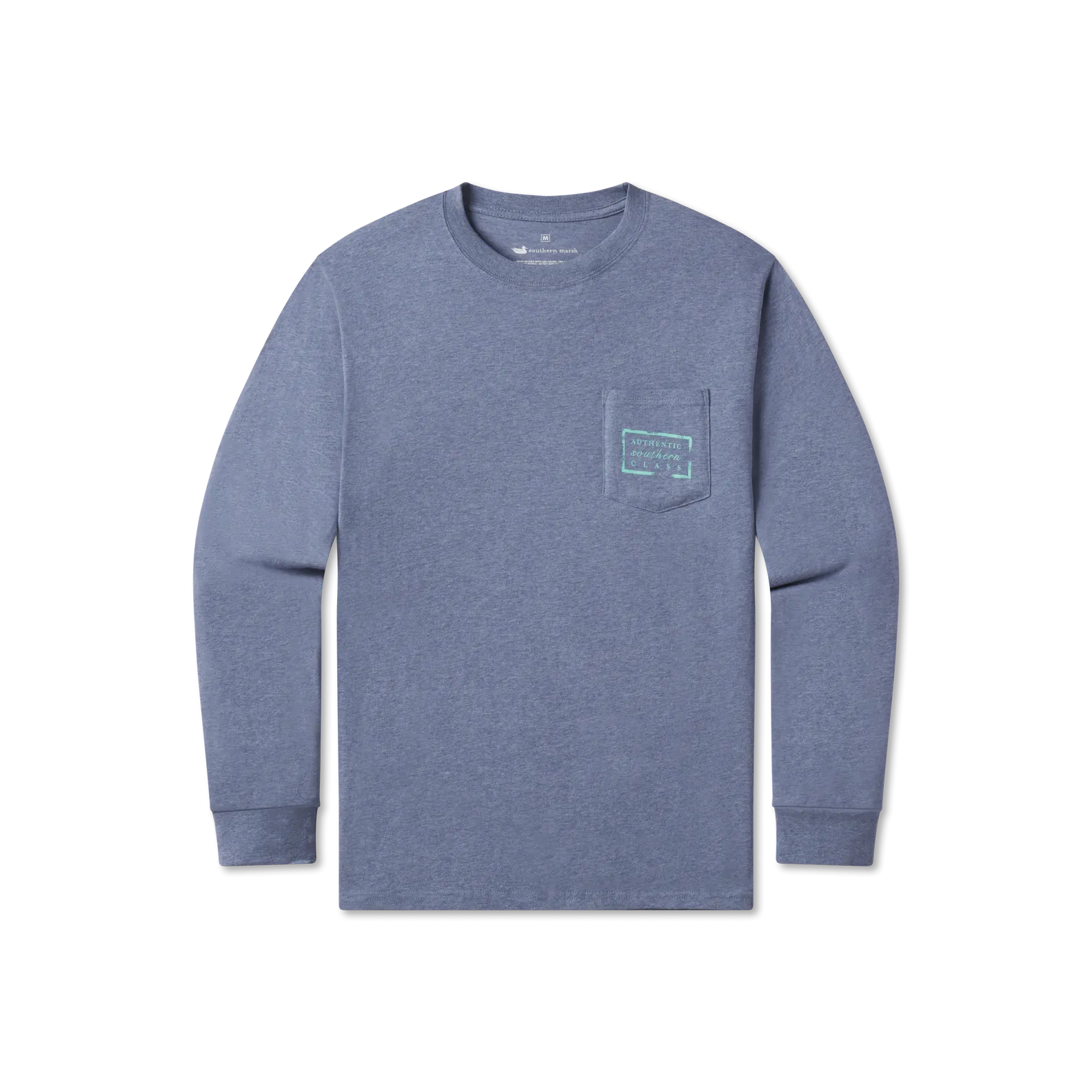 Southern Marsh 21 Authentic Heathered Tee - Long Sleeve