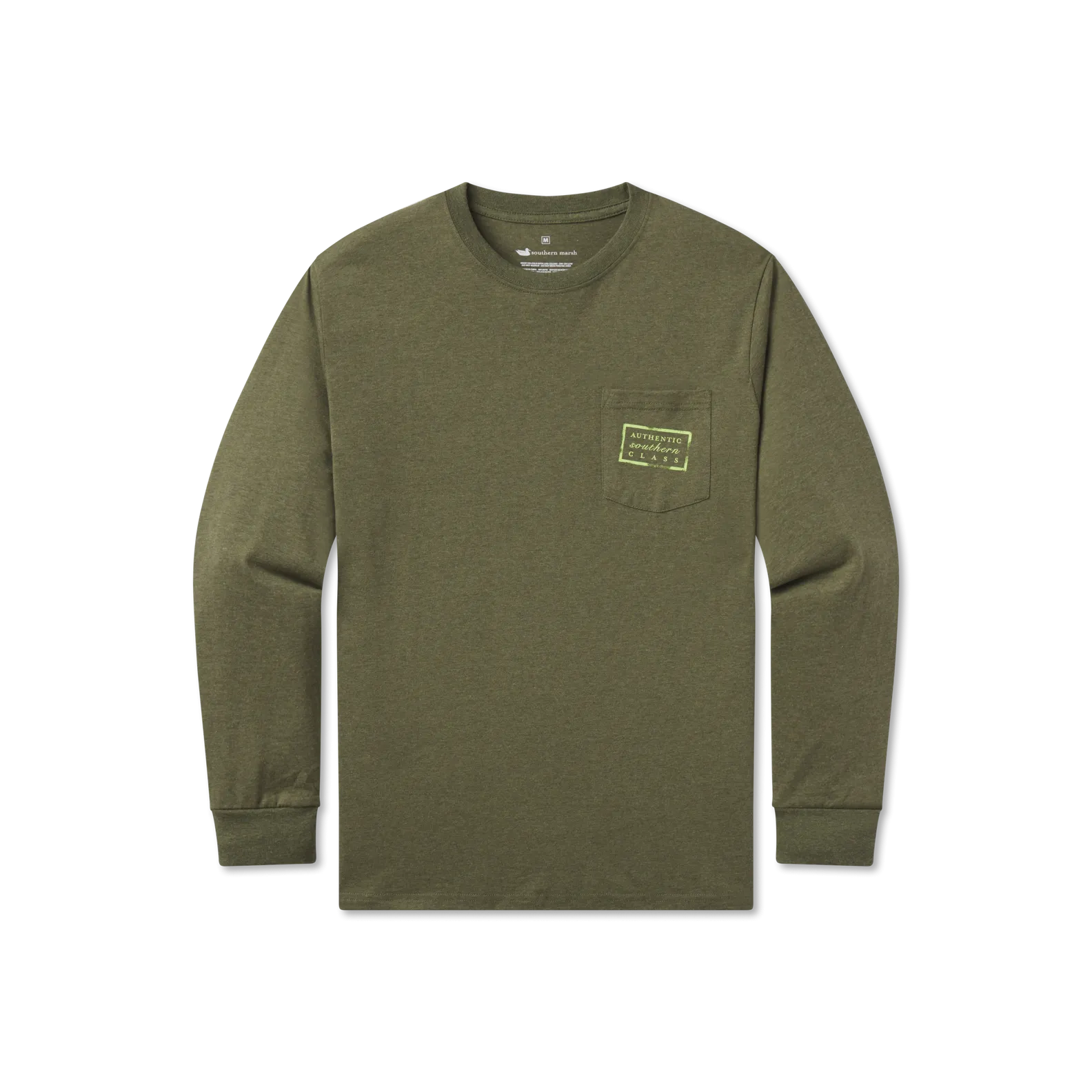 Southern Marsh 21 Authentic Heathered Tee - Long Sleeve
