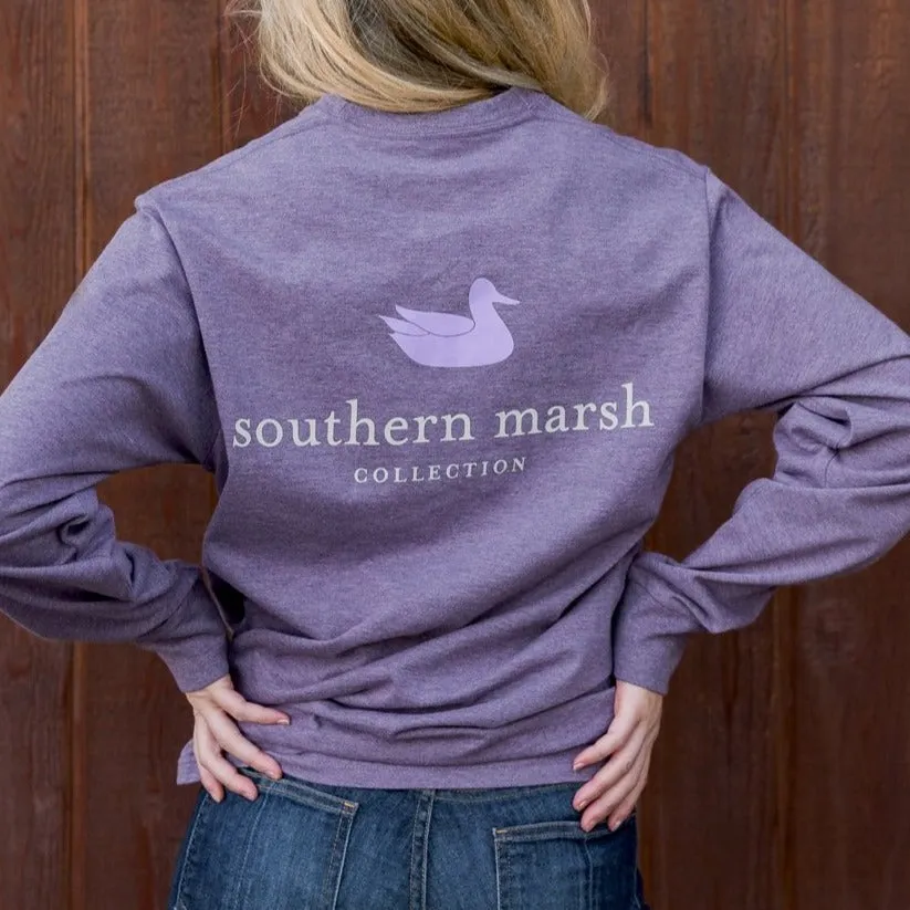 Southern Marsh 21 Authentic Heathered Tee - Long Sleeve