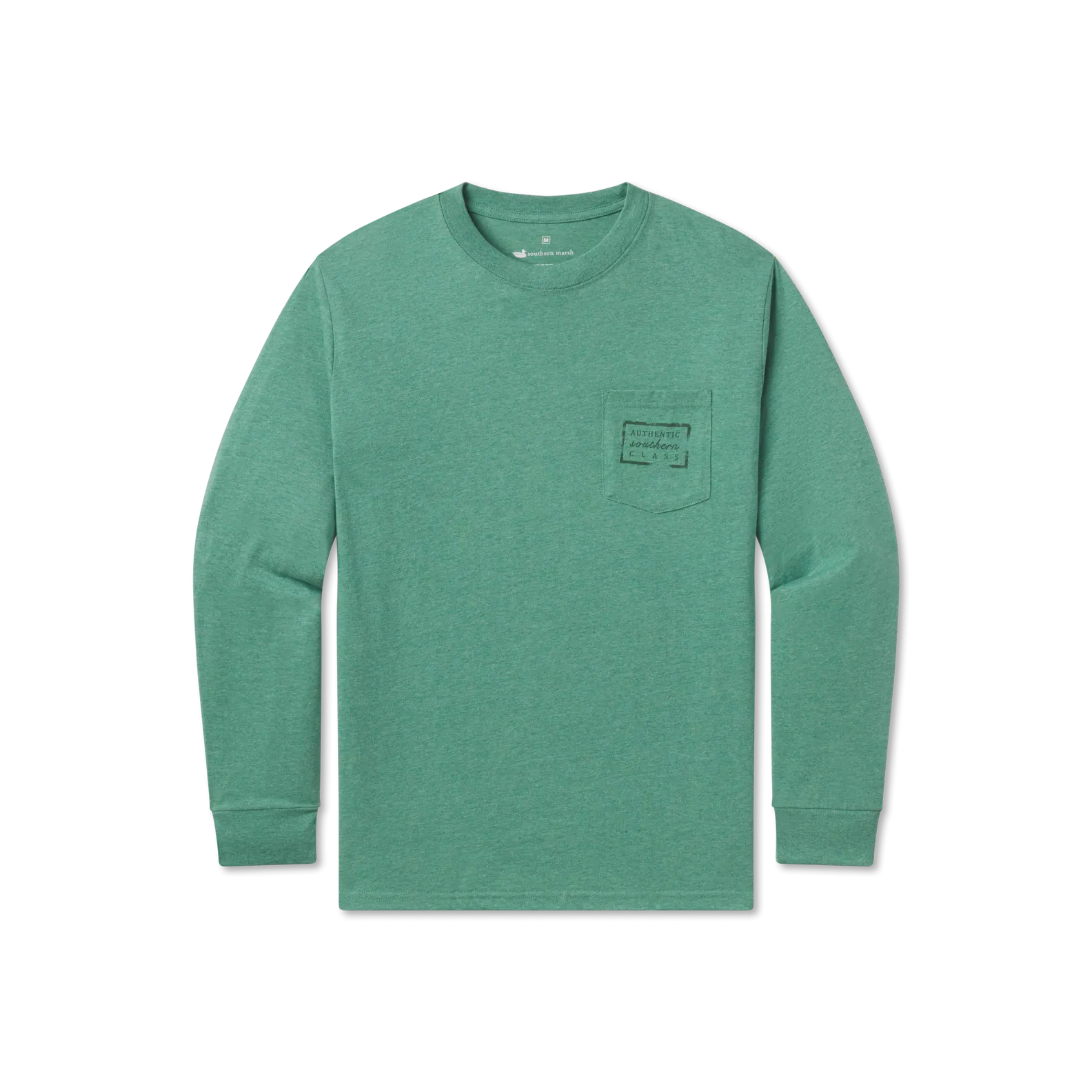 Southern Marsh 21 Authentic Heathered Tee - Long Sleeve