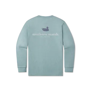 Southern Marsh 21 Authentic Heathered Tee - Long Sleeve