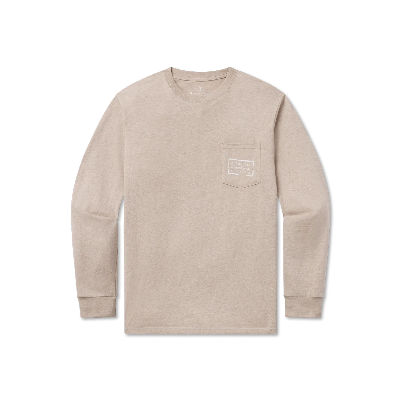 Southern Marsh 21 Authentic Heathered Tee - Long Sleeve