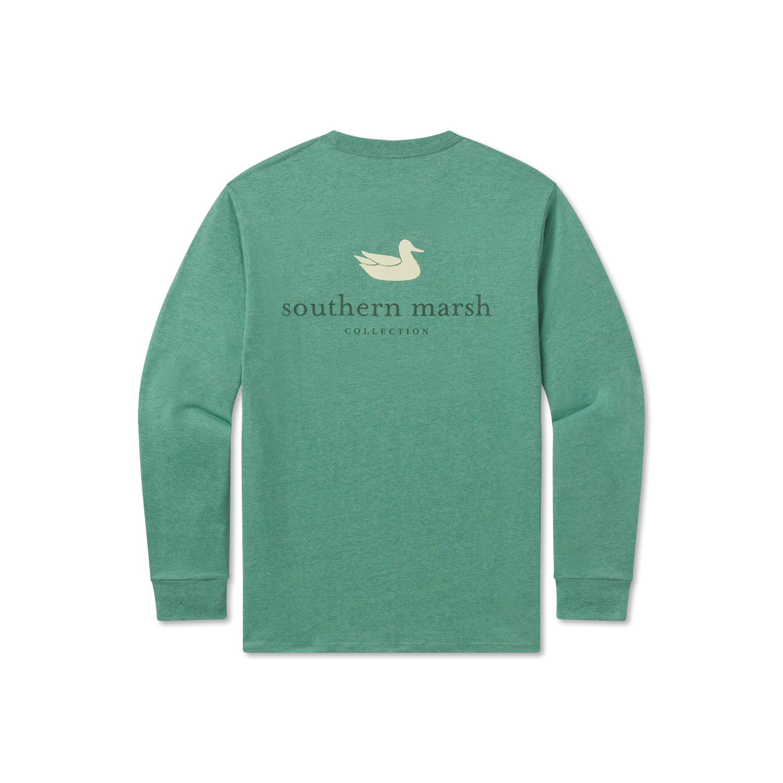 Southern Marsh 21 Authentic Heathered Tee - Long Sleeve